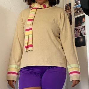 Sweater and matching scarf